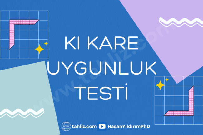 ki kare uygunluk testi ki kare uygunluk testi